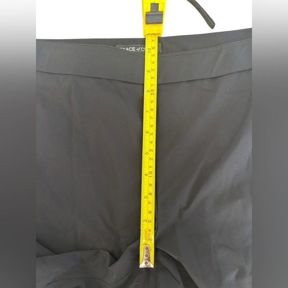 Peace of Cloth NY City Black Pull On Nylon Spandex Travel Pants Small - Picture 6 of 10